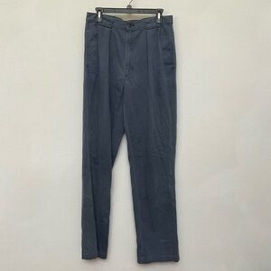 JCpenny Hunt Club Dusty Blue/Grey Long Inseam Chino Pants Size 31x35 Uniform